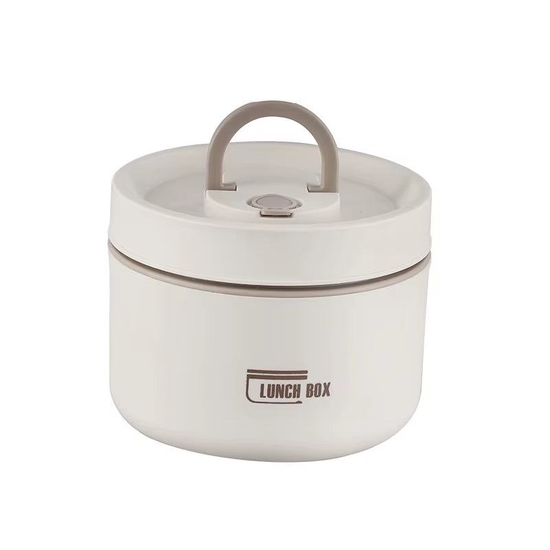 Insulated Stainless Steel Portable Lunch Box - Leakproof Multi-Layer Bento for Students