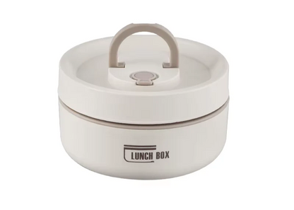 Insulated Stainless Steel Portable Lunch Box - Leakproof Multi-Layer Bento for Students